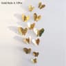 Butterfly Mirror Wall Stickers 3D Decorative Wall Decor Set 8