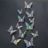 Butterfly Mirror Wall Stickers 3D Decorative Wall Decor Set 21