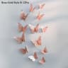 Butterfly Mirror Wall Stickers 3D Decorative Wall Decor Set 26