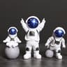 Astronaut Figurine Set Space Theme Desk Decor Mini Spaceman Statues For Home 10