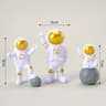 Astronaut Figurine Set Space Theme Desk Decor Mini Spaceman Statues For Home 11