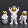 Astronaut Figurine Set Space Theme Desk Decor Mini Spaceman Statues For Home 12