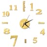 Modern DIY Mirror Wall Clock Frameless Decorative Wall Clock Sticker 10