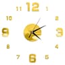 Modern DIY Mirror Wall Clock Frameless Decorative Wall Clock Sticker 11