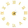 Modern DIY Mirror Wall Clock Frameless Decorative Wall Clock Sticker 14