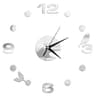 Modern DIY Mirror Wall Clock Frameless Decorative Wall Clock Sticker 26