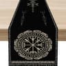Norse Viking Raven Table Runner Tree Of Life Mythology Table Decor 9