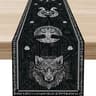 Norse Viking Raven Table Runner Tree Of Life Mythology Table Decor 6