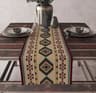 Aztec Boho Linen Table Runner Geometric Tribal Dining Table Decor 10