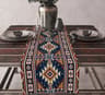 Aztec Boho Linen Table Runner Geometric Tribal Dining Table Decor 14