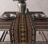 Aztec Boho Linen Table Runner Geometric Tribal Dining Table Decor 16