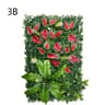 Artificial Grass Wall Panel Floral Privacy Hedge Greenery Decor 7