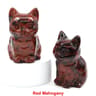 Natural Crystal Cat Statue Amethyst Healing Stone Animal Figurine 18