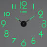 Large 3D Wall Clock Luminous DIY Modern Silent Wall Decor 16