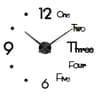 Large 3D Wall Clock Luminous DIY Modern Silent Wall Decor 18
