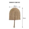 Nordic Woven Wall Hanging Natural Seaweed Fan Decor For Living Room And Entryway 16