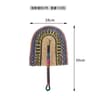Nordic Woven Wall Hanging Natural Seaweed Fan Decor For Living Room And Entryway 19