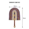 Nordic Woven Wall Hanging Natural Seaweed Fan Decor For Living Room And Entryway 22
