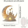 Eid Acrylic Mosque Tabletop Decoration Ramadan Home Display Decor 7