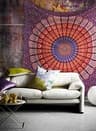 Bohemian Mandala Wall Tapestry Psychedelic Aesthetic Decor 7