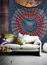 Bohemian Mandala Wall Tapestry Psychedelic Aesthetic Decor 13
