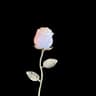 CrystalBloom Rose Quartz Flower Ornament Elegant Gift Decor 20