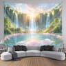 EverScape Waterfall Canyon Wall Tapestry Landscape Wall Hanging Decor 5
