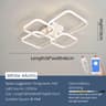 EverGlow Modern LED Chandelier Ceiling Light For Living Room Bedroom 15