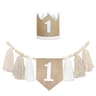 Boho First Birthday High Chair Banner Baby Party Decor 12