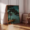 Japanese Pine Tree Wall Art Zen Nature Canvas Calm Forest Decor 9
