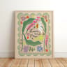 Unicorn Nursery Wall Art Inspirational Kids Room Canvas Magic Quote Decor 26
