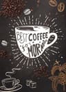 Coffee Cup Wall Art Nordic Cafe Canvas Poster Kitchen Bakery Decor 9