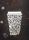Coffee Cup Wall Art Nordic Cafe Canvas Poster Kitchen Bakery Decor 13