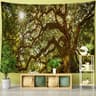 Mystic Forest Tapestry Wall Hanging Boho Nature Scenery Room Decor 22