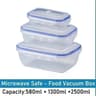 FreshLock Vacuum Food Storage Container Organizer Box 6