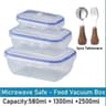 FreshLock Vacuum Food Storage Container Organizer Box 20