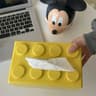 Creative Building Block Tissue Box Cartoon Napkin Holder For Home Decor 9