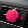 Apple Shape Floral Car Air Freshener Vent Clip 0