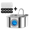 PureFlow Stainless Steel Cat Water Fountain With Smart Sensor 7