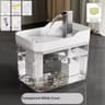 CrystalFlow USB Cat Water Fountain Automatic Filtered Pet Water Dispenser 8