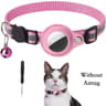 TrackSafe Reflective AirTag Cat Collar With Protective Holder 11