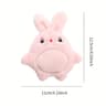 SnuggleCritter Plush Animal Cat Toy Bite Resistant Interactive Pet Toy 8