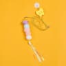 Elastic Hanging Cat Teaser Toy With Feather Bell 7