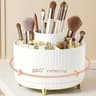 360 Degree Rotating Makeup Organizer Cosmetic Storage Box With 5 Compartments 12