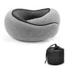 Memory Foam Travel Neck Pillow With Adjustable U Shape Support 6
