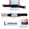 Heating Lumbar Support Belt Adjustable Heated Back Brace For Lower Back Comfort And Everyday Wear 9