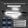 3D Reflective Car Door Handle Protector Stickers Anti Scratch Door Handle Guard 9