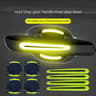 3D Reflective Car Door Handle Protector Stickers Anti Scratch Door Handle Guard 7