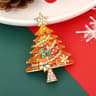 Christmas Tree Enamel Pin Brooch Holiday Lapel Pin Gift For Her And Him 8