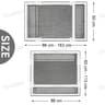 Expandable Adjustable Window Screen Mosquito Mesh 12